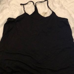 Black tank top